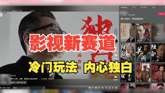 最新影视解说玩法，人物独白，30天涨粉24万+，全流程拆解【揭秘】-菜菜网创