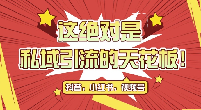最新首发全平台引流玩法，公域引流私域玩法，轻松获客500+，附引流脚本，克隆截流自热玩法【揭秘】-菜菜网创