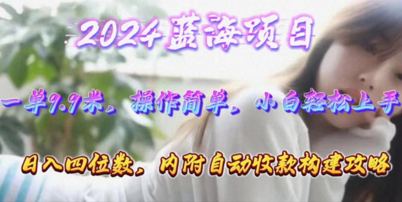 年轻群体的蓝海市场，1单9.9元，操作简单，小白轻松上手，日入四位数-菜菜网创