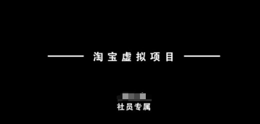 淘宝虚拟项目，从理论到实操，新手也能快速上手-菜菜网创