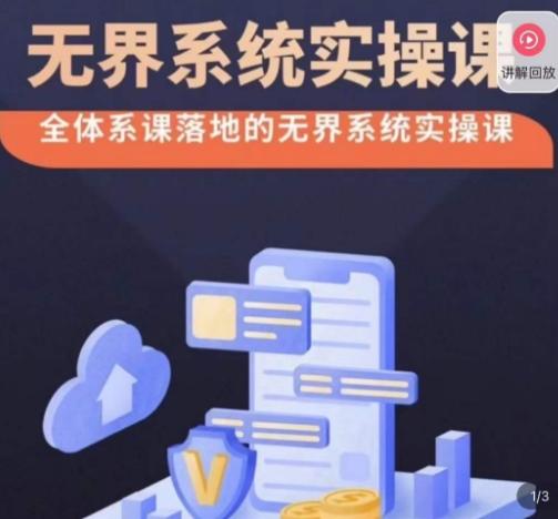老衲·无界系统实操课，全体系落地无界改版后选择、出价、高投产做付费引流-菜菜网创