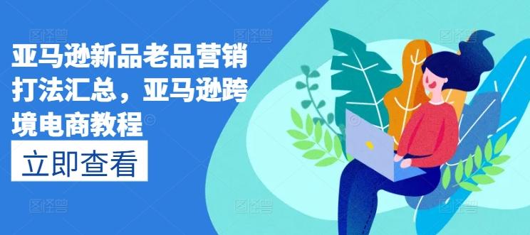 亚马逊新品老品营销打法汇总，亚马逊跨境电商教程-菜菜网创