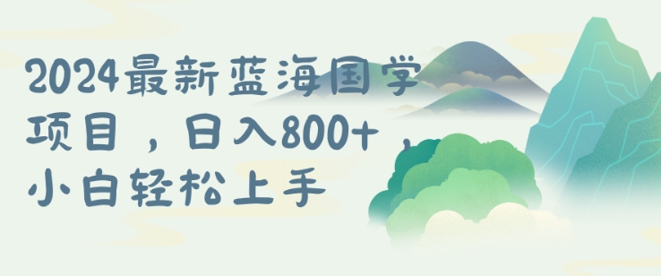国学项目，长期蓝海可矩阵，从0-1的过程【揭秘】-菜菜网创