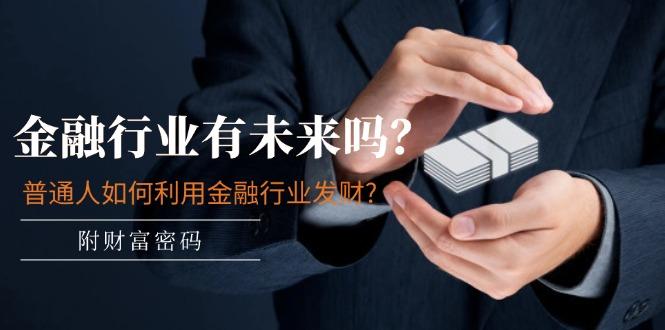 某付费文章：金融行业有未来吗？普通人如何利用金融行业发财?(附财富密码-菜菜网创