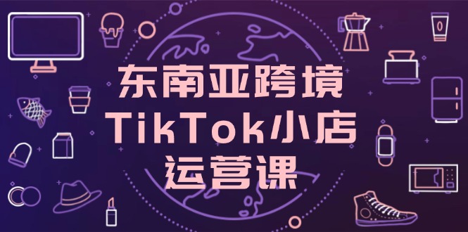 东南亚跨境TikTok小店运营课，掌握店铺设置与流量转化核心技巧-菜菜网创