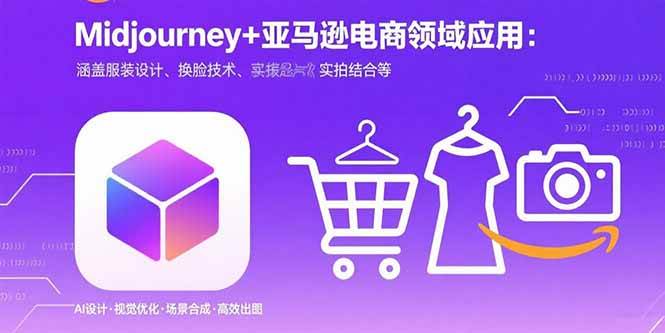 （15777期）Midjourney+电商领域商业应用：涵盖服装设计、换脸技术、实拍结合等-菜菜网创
