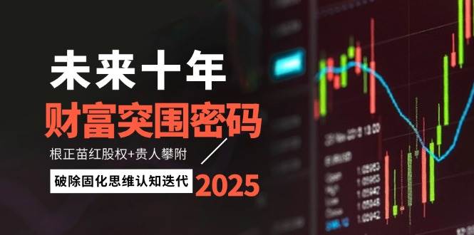 未来十年财富突围密码：根正苗红股权+贵人攀附，破除固化思维认知迭代-菜菜网创