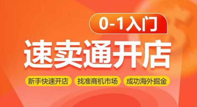 速卖通开店0-1入门，新手快速开店 找准商机市场 成功海外掘金-菜菜网创