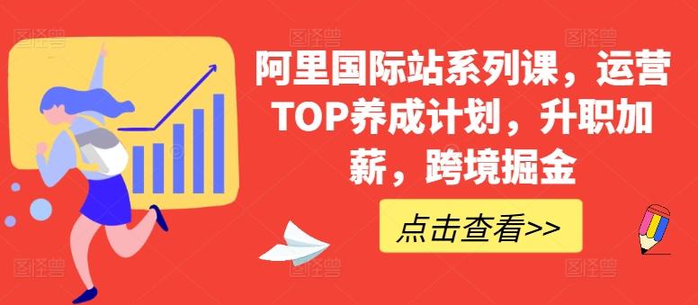 阿里国际站系列课，运营TOP养成计划，升职加薪，跨境掘金-菜菜网创