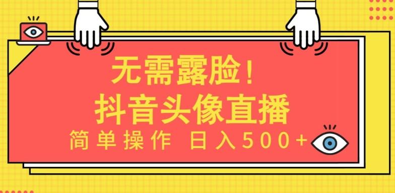 无需露脸，Ai头像直播项目，简单操作日入500+【揭秘】-菜菜网创