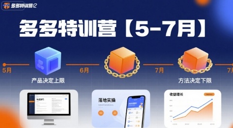 多多特训营【5-7月】产品决定上限，方法决定下限，各种玩法技巧落地实操-菜菜网创