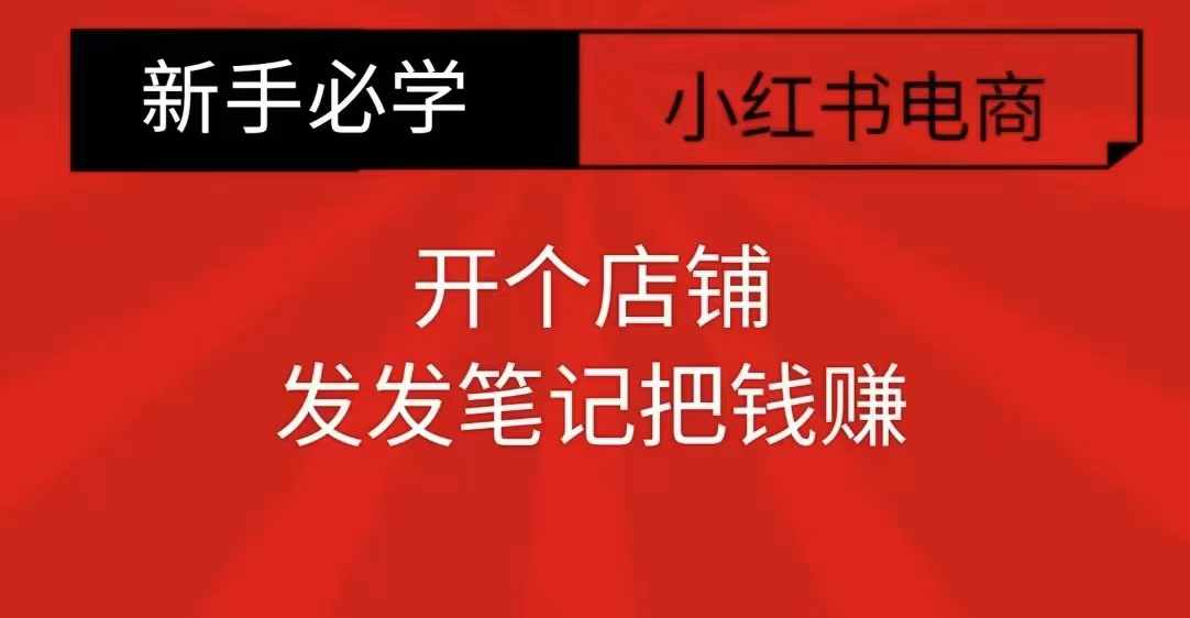 小红书零食共创【新手易上手】开个店铺，发发笔记把钱赚-菜菜网创