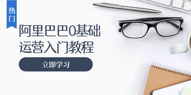 阿里巴巴运营零基础入门教程：涵盖开店、运营、推广，快速成为电商高手-菜菜网创