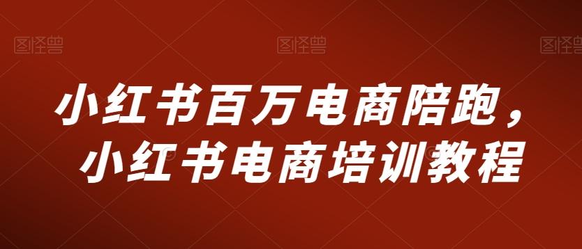 小红书百万电商陪跑，小红书电商培训教程-菜菜网创