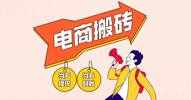 电商搬砖项目，单机日收益300+，非常暴力，小白上手就会-菜菜网创