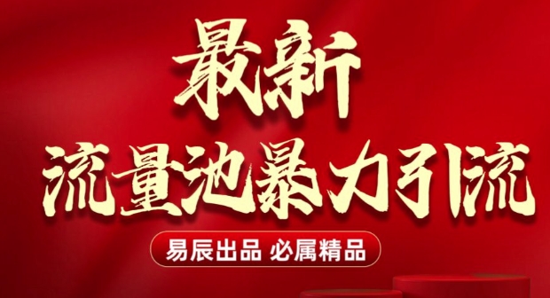 最新“流量池”无门槛暴力引流(全网首发)日引500+-菜菜网创