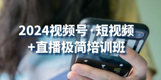 2024视频号·短视频+直播极简培训班：抓住视频号风口，流量红利-菜菜网创