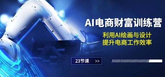 AI电商-财富训练营：利用AI绘画与设计，提升电商工作效率(23节课)-菜菜网创