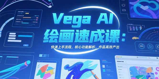 （15470期）Vega AI绘画速成课：快速上手流程，核心功能解析，作品高效产出-菜菜网创
