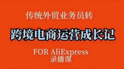 跨境电商速卖通运营课，​运营方法论+后台实操，逻辑清晰-菜菜网创