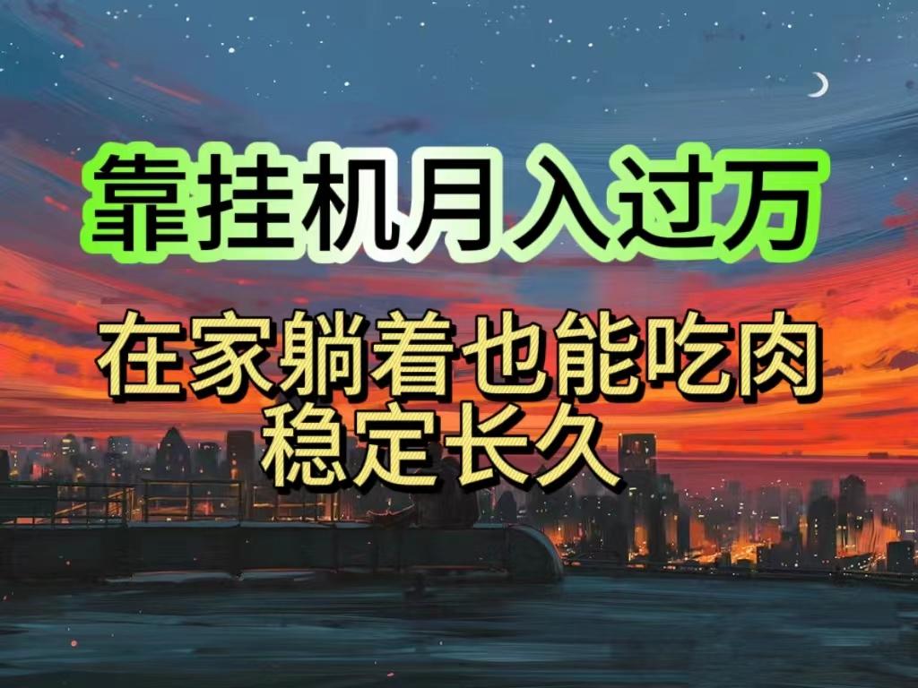 挂机项目日入1000+，躺着也能吃肉，适合宝爸宝妈学生党工作室，电脑手…-菜菜网创