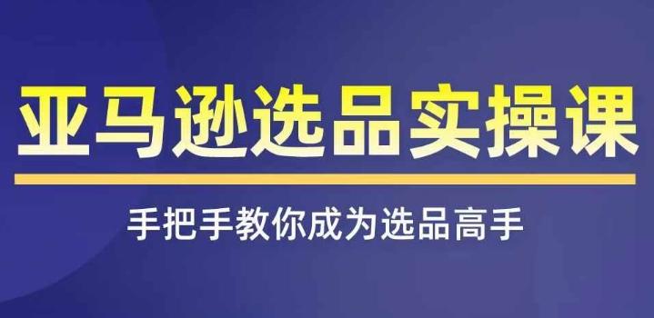 亚马逊选品实操课程，快速掌握亚马逊选品的技巧，覆盖亚马逊选品所有渠道-菜菜网创