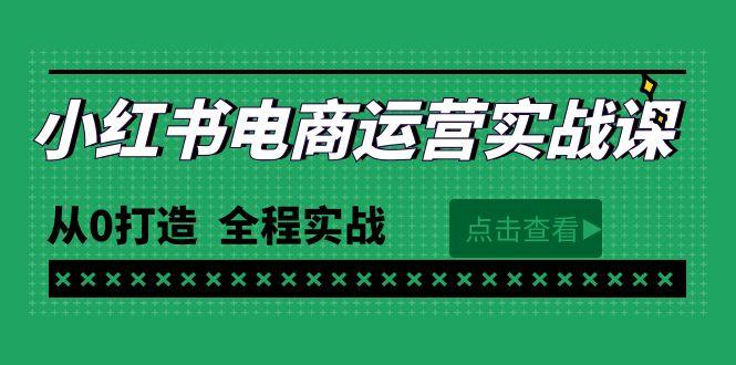 (9946期)最新小红书·电商运营实战课，从0打造  全程实战(65节视频课)-菜菜网创