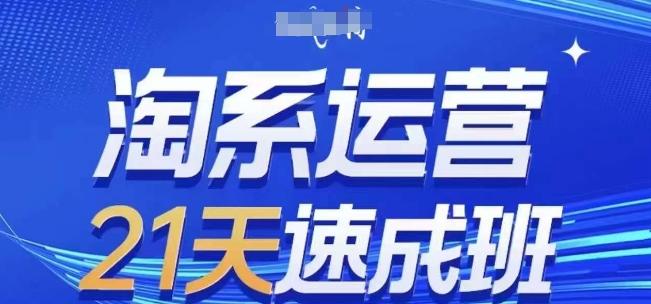 淘系运营21天速成班(更新24年6月)，0基础轻松搞定淘系运营，不做假把式-菜菜网创