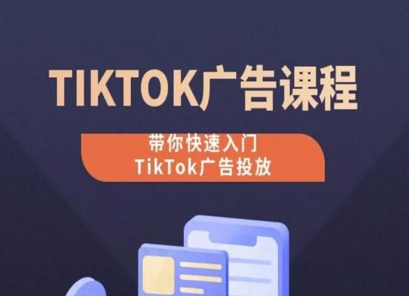 TikTok广告投放课程，从0-1实操课，带你快速入门TikTok广告投放-菜菜网创