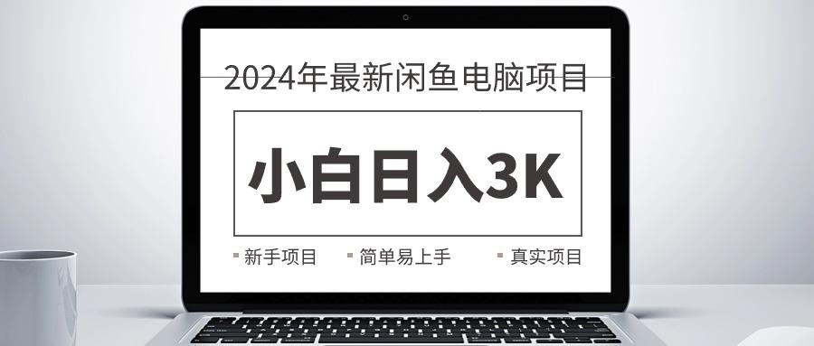 2024最新闲鱼卖电脑项目，新手小白日入3K+，最真实的项目教学-菜菜网创