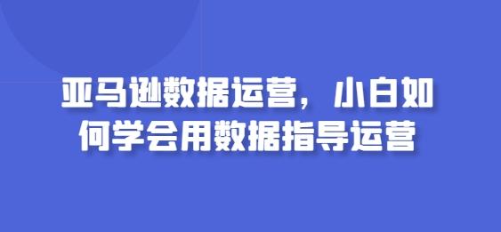 亚马逊数据运营，小白如何学会用数据指导运营-菜菜网创