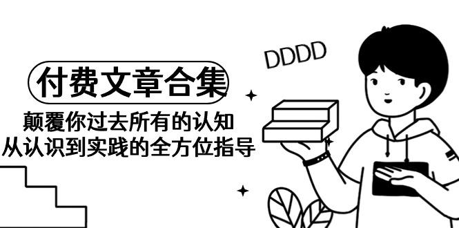 (9646期)《某公众号付费文章合集》颠覆你过去所有的认知 从认识到实践的全方位指导-菜菜网创