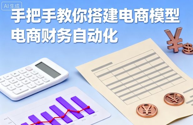 手把手教你搭建电商模型-电商财务自动化-菜菜网创