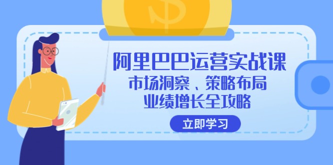阿里巴巴运营实战课：市场洞察、策略布局、业绩增长全攻略-菜菜网创