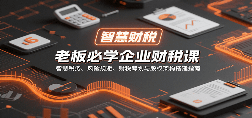 老板必学企业财税课：智慧税务、风险规避、财税筹划与股权架构搭建指南-菜菜网创