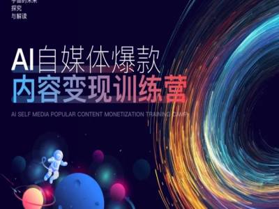 AI自媒体爆款内容变现训练营，20%底层逻辑，60%实操方法，20%案例拆解(即学即用)-菜菜网创