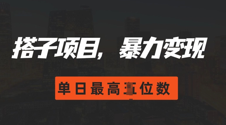 2024搭子玩法，0门槛，暴力变现，单日最高破四位数【揭秘】-菜菜网创