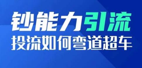钞能力引流：投流如何弯道超车，投流系数及增长方法，创造爆款短视频-菜菜网创