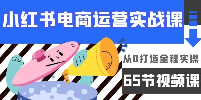 (9724期)小红书电商运营实战课，从0打造全程实操(65节视频课)-菜菜网创