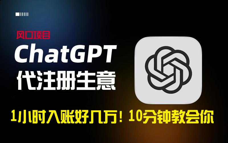 一小时入账好几万！利润大到吓人的ChatGPT代注册小生意，10分钟教会你，…-菜菜网创