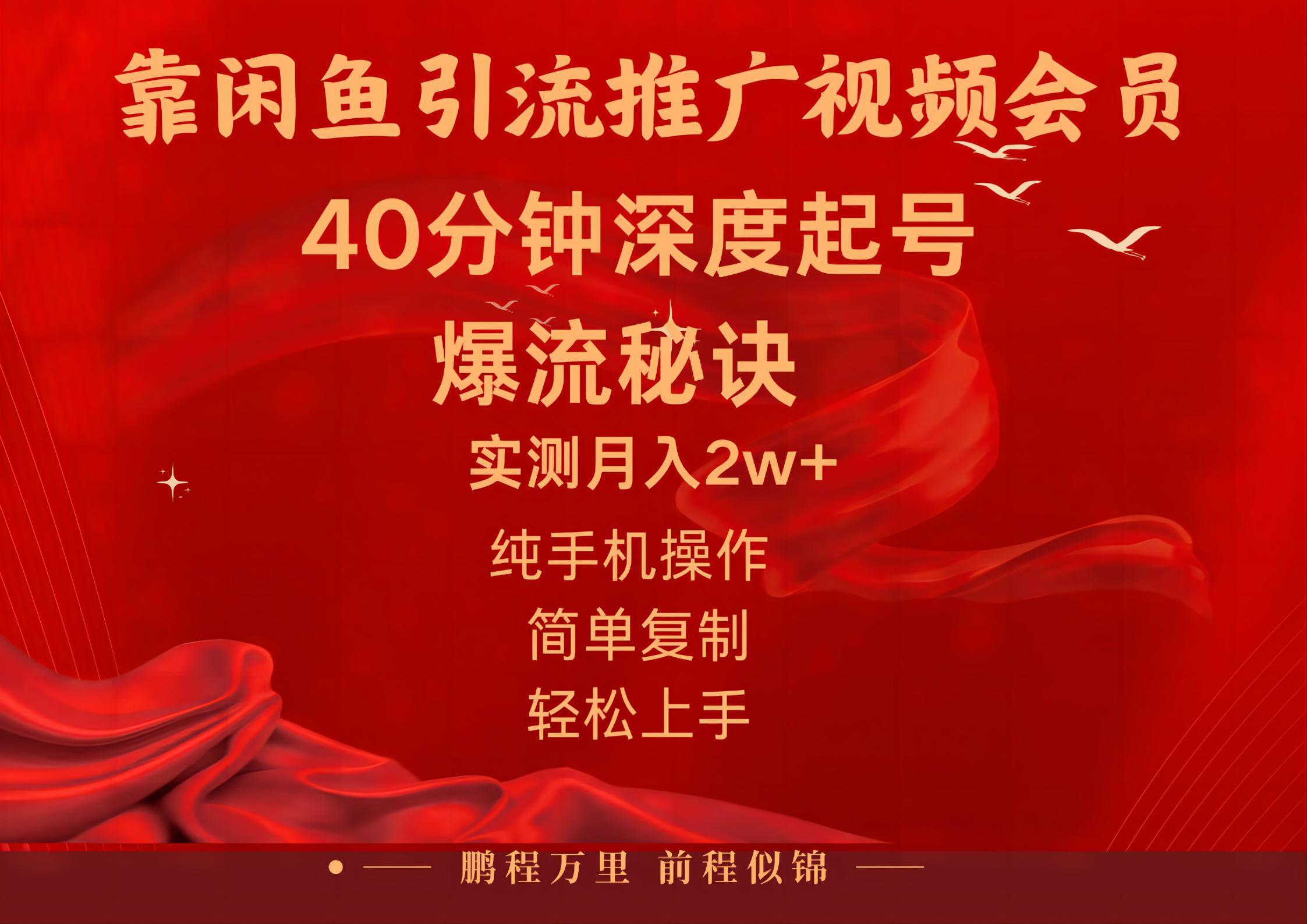 闲鱼暴力引流推广视频会员，能做到日入2W+，操作简单-菜菜网创