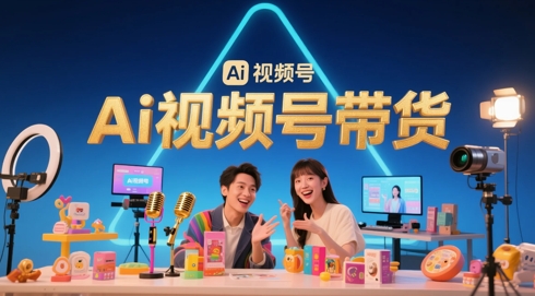 风口已至！AI视频号带货轻松月入过1W，99%的普通人却卡在内容制作门槛-菜菜网创
