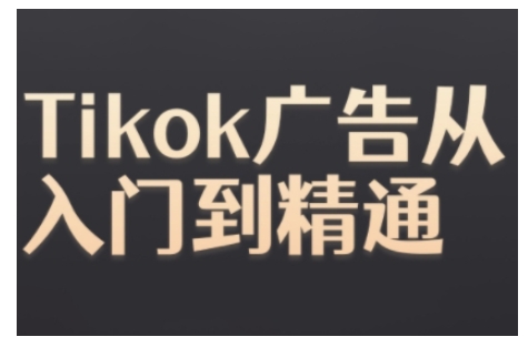 Tiktok Ads实操教程，Tiktok广告从入门到精通-菜菜网创