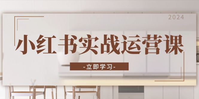 小红书实战运营课：从开通店铺到直播话术，打造爆款笔记与高效直播-菜菜网创