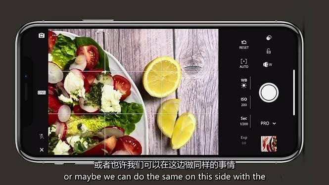 iPhone 美食摄影-掌握美食摄影造型-构图和编辑艺术-21节课-中英字幕-菜菜网创