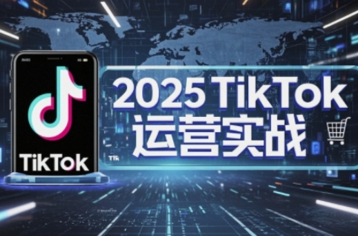 2025TikTok电商运营，掌握TikTok店铺运营核心技巧，实现低成本高转化-菜菜网创
