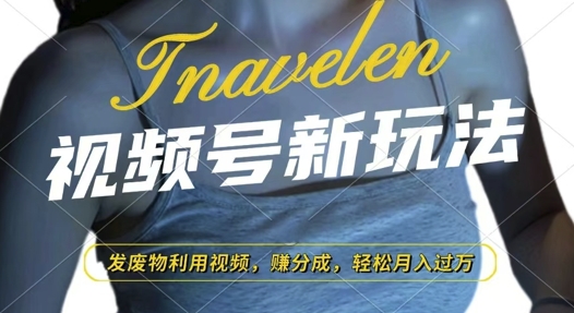 视频号新玩法，废物利用视频，撸分成收益，轻松月入过W【揭秘】-菜菜网创