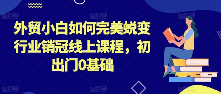 外贸小白如何完美蜕变行业销冠线上课程，初出门0基础-菜菜网创