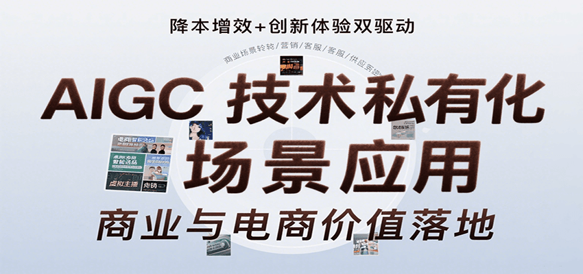 AIGC技术私有化场景应用，内容创作/视觉设计/私有化部署/商业应用/电商运营等-菜菜网创