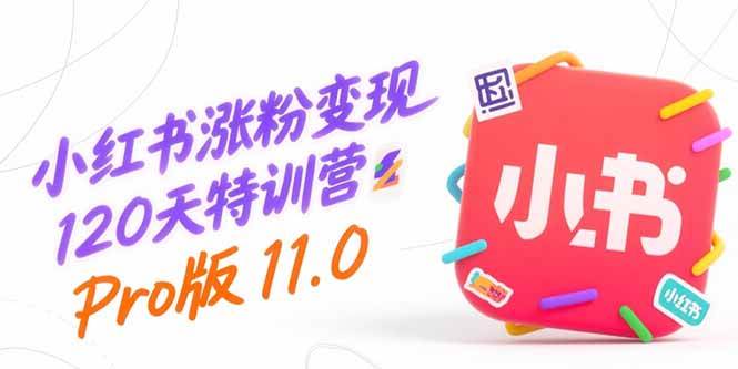 （15432期）小红书涨粉变现120天特训营Pro版11.0：从0到1掌握平台运营,内容制作和变现-菜菜网创